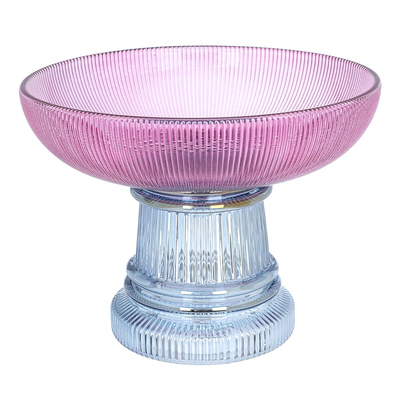 Al Saif Gallery glass dessert serving stand, 15.5 x 15.5 x 12 cm, deep - purple product image 2