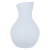 Al Saif Gallery glass vase, 12 x 19 cm - white product image 1