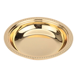 Round Tamriya  with bird cover, steel Al Saif Gallery, 13x13x7 cm - gold product image 3