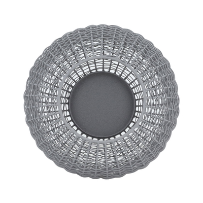 Al Saif Gallery Porcelain Candle Holder, Round - Gray product image 3