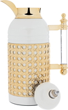 Al Saif Gallery Sarah Steel Thermos Set, 1/1 Liter, 2 Pieces - Pearl Gold product image 5