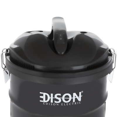 Edison ZL14-36Z Steel  Drum Vacuum Cleaner, 1800 Watt, 18 Liter, 30 x 30 x 45 cm, Three Attachments - Black product image 3