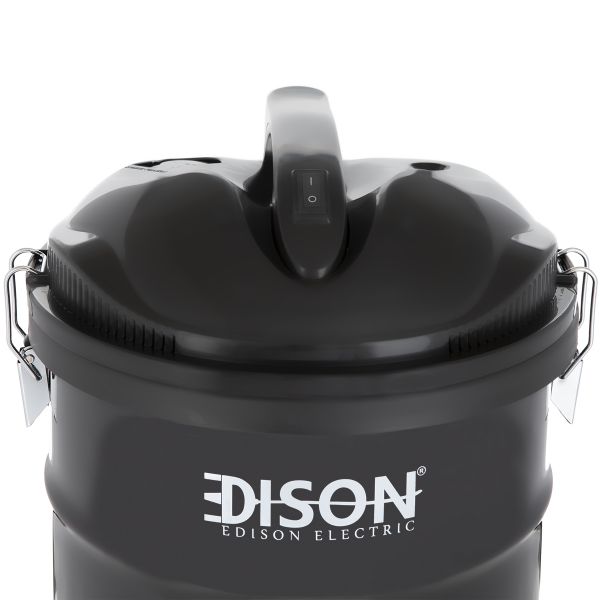 Edison ZL14-36Z Steel  Drum Vacuum Cleaner, 1800 Watt, 18 Liter, 30 x 30 x 45 cm, Three Attachments - Black product image 3