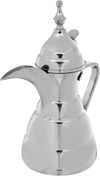 Alsaif Plus Marhaba Diriyah Dallah and Tea Pot Steel, 2 pieces, 1.4/2 litres, large - silver product image 4