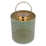 Steel Al Saif Gallery Lantern - Green product image 1