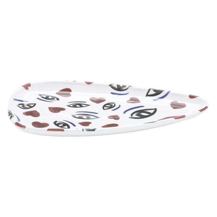 Al Saif Gallery Porcelain Serving Plate, 26X12X2 Cm - White product image 1