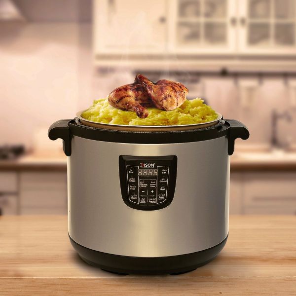 Edison Electric Pressure Cooker, 33L, 3000W - Black product image 3