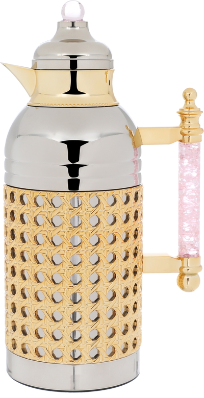 Al Saif Gallery Steel Thermos Set (Sara), 1 Liter, 2 Pieces - Pink product image 3