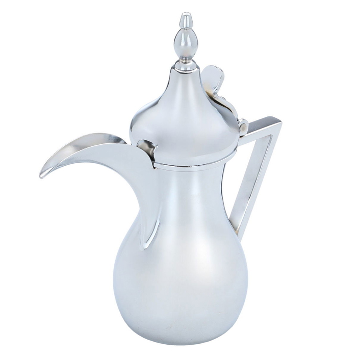 Sulaiman Chrome Steel Al Saif Gallery Dallah, 1.1 Liter - Silver product image 2