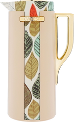 Al Saif Gallery plastic thermos (Widad), 1 liter - beige product image 1