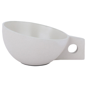 Al Saif Gallery Plated Iron Serving Bowl, 5.6 x 13 x 13 cm, Round, Handle - Light Gray product image