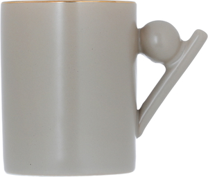 Al Saif Gallery Porcelain Mug, 400 ml - Brown product image