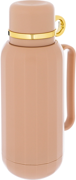 Al Saif Gallery Rahal Plastic Thermos, 1 Liter - Light Brown product image 3