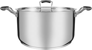 Rocky Al Saif Gallery Steel Pot, 18 cm, with silicone handle - silver product image