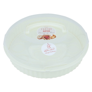 Al Saif Gallery Plastic Food Container, 33X33X10 Cm - Clear product image