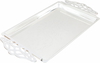 Al Saif Gallery Steel Serving Trays Set, Two Pieces, Patterned -- Silver product image 3