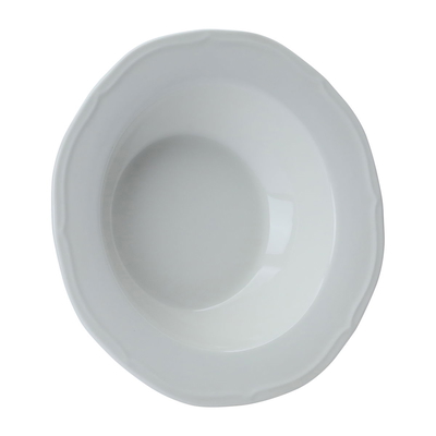 Al Saif Gallery porcelain plate, 8 inches, deep - white product image 2