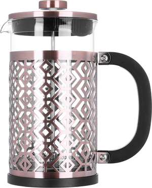 Saif Gallery Glass + Steel French Press Coffee Maker, 1L - Black product image