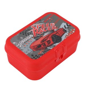 Al Saif Gallery Plastic Lunch Box, 550 ml - Red product image