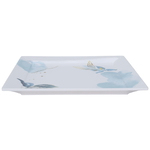 Al Saif Gallery plastic serving tray, 23 x 23 x 2 cm, square - white product image 1