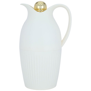 Ramera Plastic Al Saif Gallery Thermos, 1.3 litres, gilded - white product image