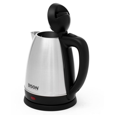 Edison Electric Wkf-318S Kettle Steel, 2200 Watt, 1.8 Liter - Silver Black product image 4