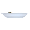 Al Saif Gallery Porcelain Soup Bowl, 23 x 23 x 4.9 cm, decorated with oranges - white product image 1