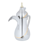 Al Saif Gallery Steel Dallah, 48 oz, Steel - Silver product image 2