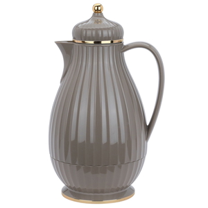 Al Saif Gallery Elegance Savannah Glass Thermos, 0.6 Liter - Light Grey product image