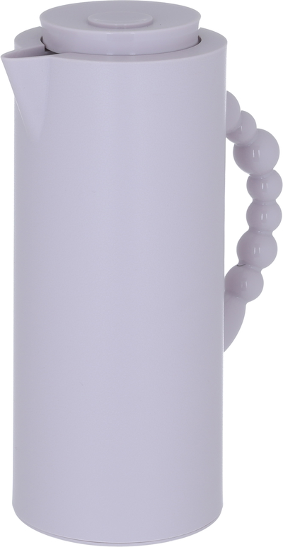 Al Saif Gallery Royal 7 glass thermos, 1 liter, glass inner container, plastic outer shell - pink product image 2