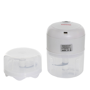 Edison Portable Chopper, 2 Bowls, 200-100ml, 37W - White product image