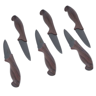 طقم سكاكين فاكهة أستيل السيف غاليري، 6 قطع - بني product image 2