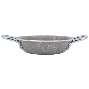 Rocky Granite Frying Pan, 10 cm, 2 Handles - Brown product image