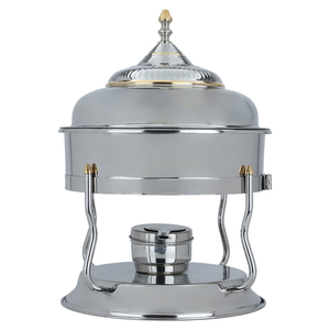 Steel Al Saif Gallery Food Warmer, 5 Litres, Circular - Silver product image