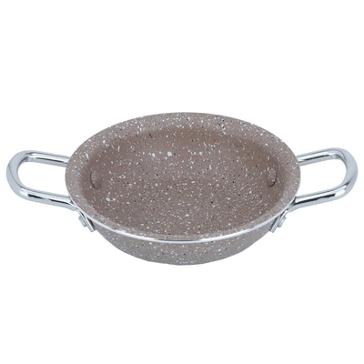 Rocky Granite Frying Pan, 10 cm, 2 Handles - Brown product image 2