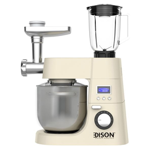 Edison Titanium Kneading Machines, 4 Functions, 6.5 Liter, 1800 Watt - Beige product image