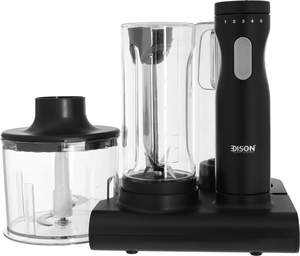 Edison Hand Blender, 300 Watt, 400 Ml, 5 Speeds, 6×1 - Black product image