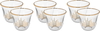 Al Saif Gallery Glass Cupssaucers Set, 6 Pieces, 90 Ml - Clear product image 1