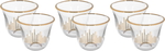 Al Saif Gallery Glass Cupssaucers Set, 6 Pieces, 90 Ml - Clear product image 1