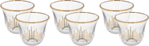 Al Saif Gallery Glass Cupssaucers Set, 6 Pieces, 90 Ml - Clear product image