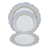 Al Saif Gallery porcelain dining set, 65 pieces, round - white product image 4