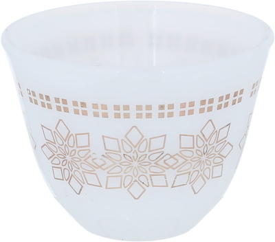 Arcopal Al Saif Gallery cups set, 12 pieces - white and golden product image 3