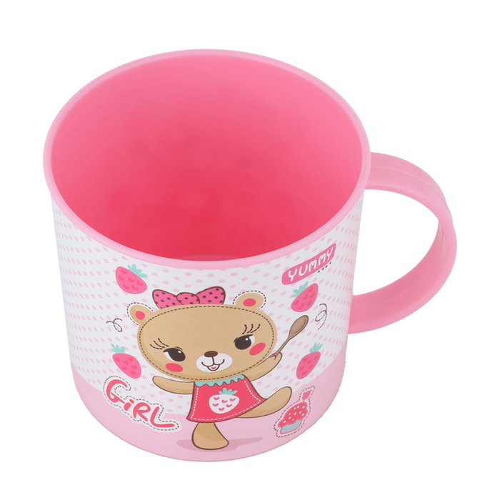 Al Saif Gallery Plastic Children's Cup, 280 ml, Handle - Pink product image 2