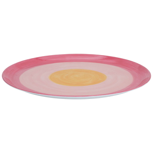 Al Saif Gallery porcelain dessert serving dish, 2 x 45 cm, flat round - pink product image