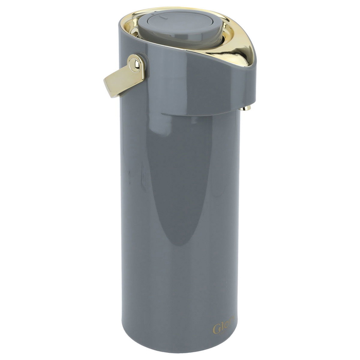 Al Saif Gallery Thermal Glass Thermos, 1.9 Liter - Dark Grey product image 2