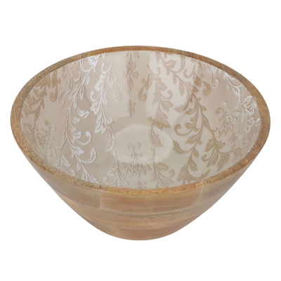 Al Saif Gallery Wooden Bowl, Round - Wooden product image 2