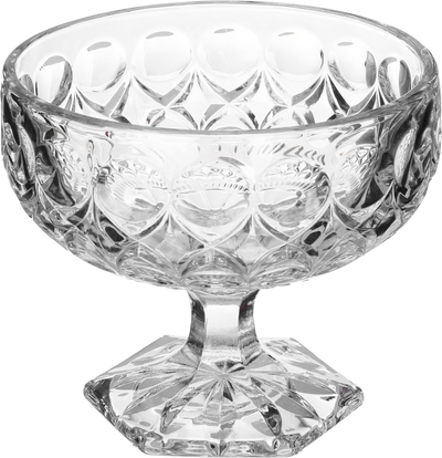 Al Saif Gallery glass cup, 16 x 24 cm, with lid - transparent product image 2