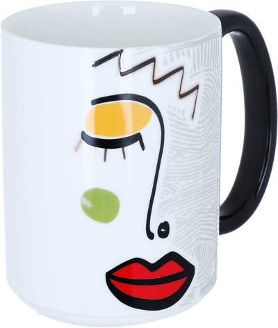 Al Saif Gallery porcelain mug, 400 ml - white product image 2