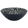 Al Saif Gallery Glass Serving Bowl, 15X15X6 Cm - Blue product image 1