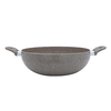 Rocky Granite Frying Pan, 32 cm, Deep, 2 Handles - Beige product image 2